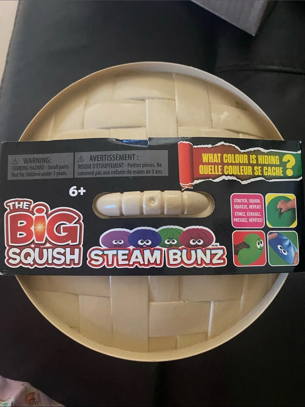 The Big Squish Steam Bunz Mystery Color Squishy Toy - Beige